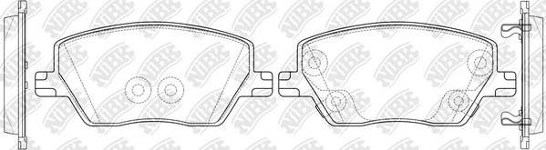 NiBK PN0775 - Kit pastiglie freno, Freno a disco autozon.pro