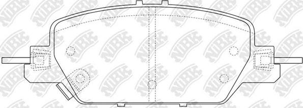 NiBK PN8817 - Kit pastiglie freno, Freno a disco autozon.pro