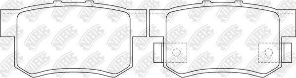 NiBK PN8397S - Kit pastiglie freno per elevate prestazioni autozon.pro