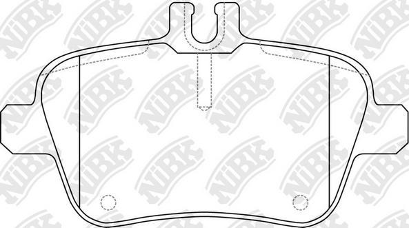 NiBK PN31010 - Kit pastiglie freno, Freno a disco autozon.pro