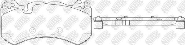 NiBK PN31012 - Kit pastiglie freno, Freno a disco autozon.pro