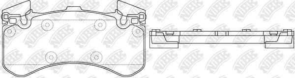 NiBK PN33004W - Kit pastiglie freno, Freno a disco autozon.pro