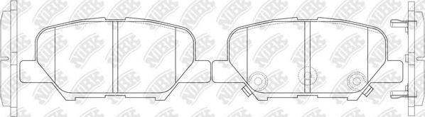 NiBK PN25003S - Kit pastiglie freno per elevate prestazioni autozon.pro