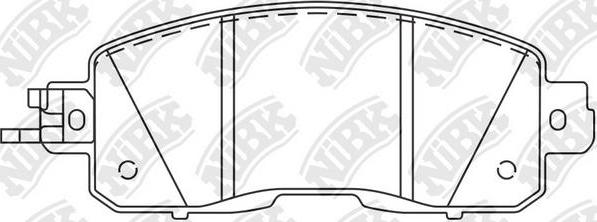 NiBK PN2807S - Kit pastiglie freno per elevate prestazioni autozon.pro