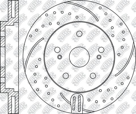 NiBK RN1477DSET - Disco freno p. elevate prestazioni autozon.pro