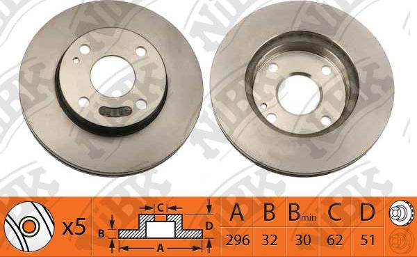 NiBK RN1536DR - Discofreno autozon.pro