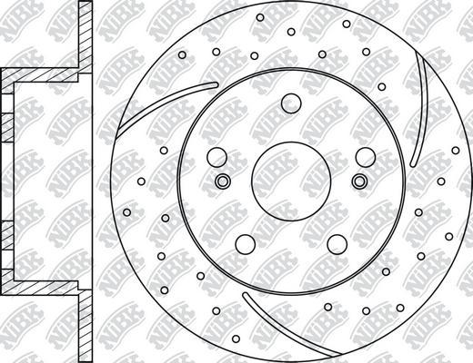 NiBK RN1092DSET - Disco freno p. elevate prestazioni autozon.pro