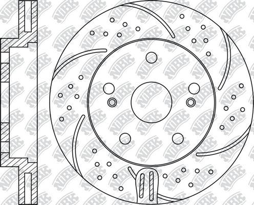 NiBK RN1142DSET - Disco freno p. elevate prestazioni autozon.pro