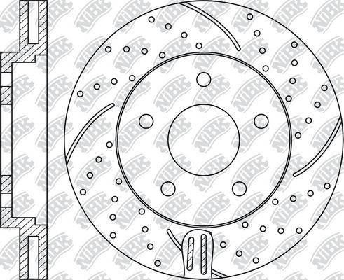 NiBK RN1303DSET - Disco freno p. elevate prestazioni autozon.pro