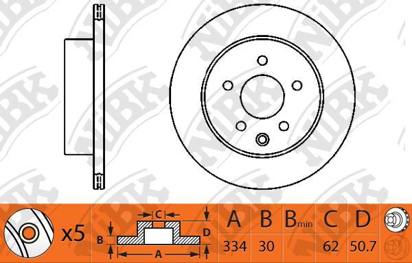 NiBK RN1244 - Discofreno autozon.pro