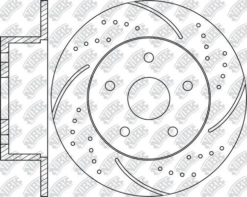 NiBK RN1255DSET - Disco freno p. elevate prestazioni autozon.pro