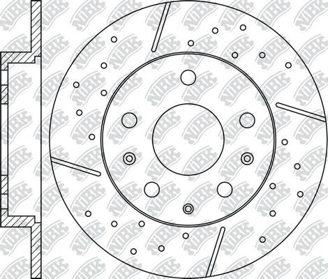 NiBK RN1208DSET - Disco freno p. elevate prestazioni autozon.pro