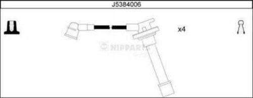 Nipparts J5384006 - Kit cavi accensione autozon.pro