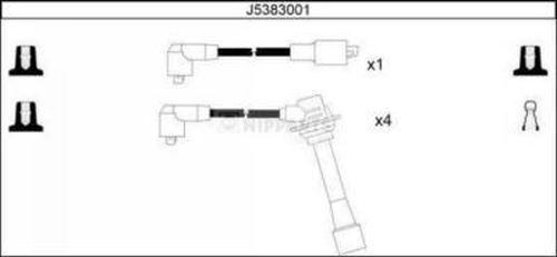 Nipparts J5383001 - Kit cavi accensione autozon.pro