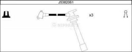 Nipparts J5382061 - Kit cavi accensione autozon.pro