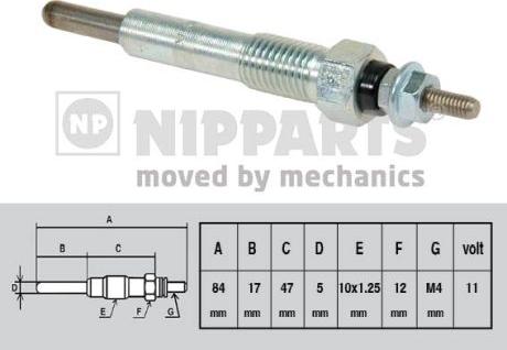 Nipparts J5719009 - Candeletta autozon.pro