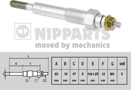 Nipparts J5719004 - Candeletta autozon.pro