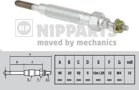 Nipparts J5715000 - Candeletta autozon.pro