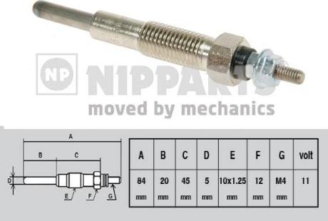 Nipparts J5715008 - Candeletta autozon.pro