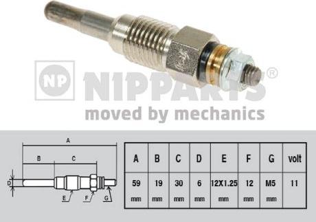 Nipparts J5715013 - Candeletta autozon.pro