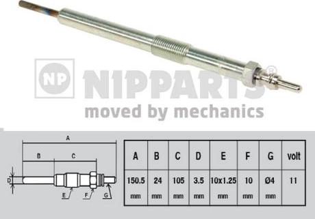 Nipparts J5710402 - Candeletta autozon.pro