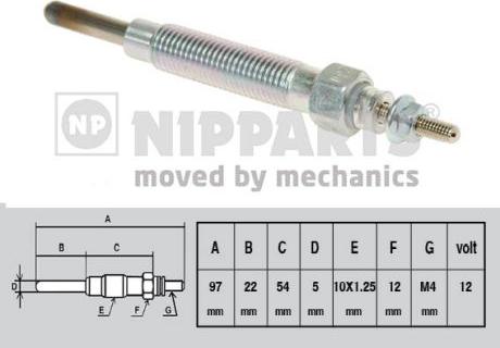 Nipparts J5710500 - Candeletta autozon.pro