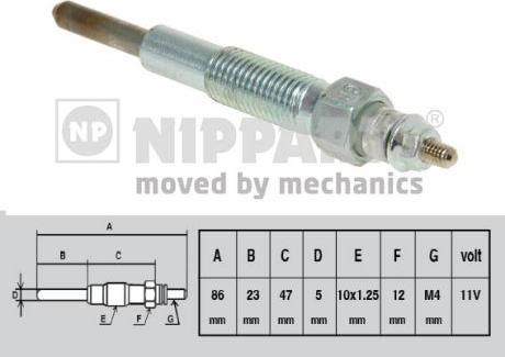 Nipparts J5710301 - Candeletta autozon.pro