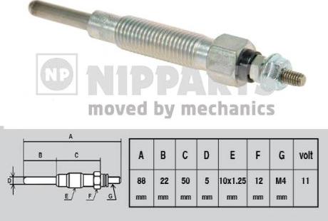 Nipparts J5711009 - Candeletta autozon.pro