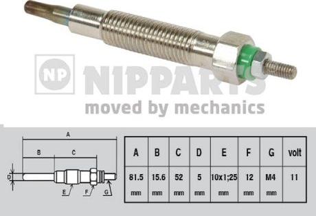 Nipparts J5711022 - Candeletta autozon.pro