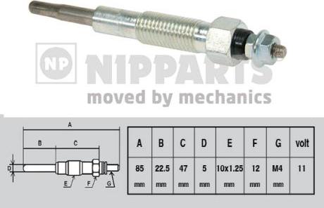 Nipparts J5713008 - Candeletta autozon.pro