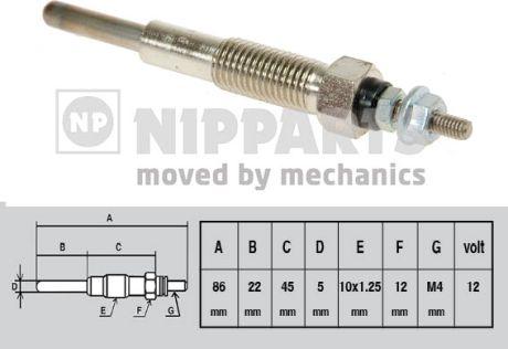 Nipparts J5713002 - Candeletta autozon.pro