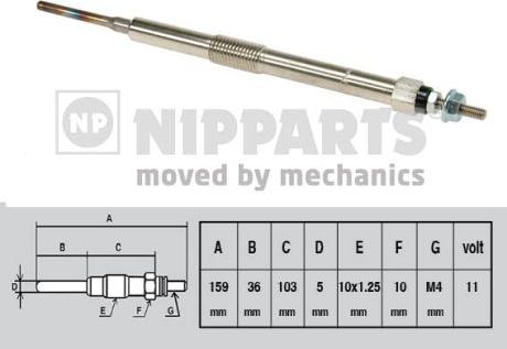 Nipparts J5712019 - Candeletta autozon.pro