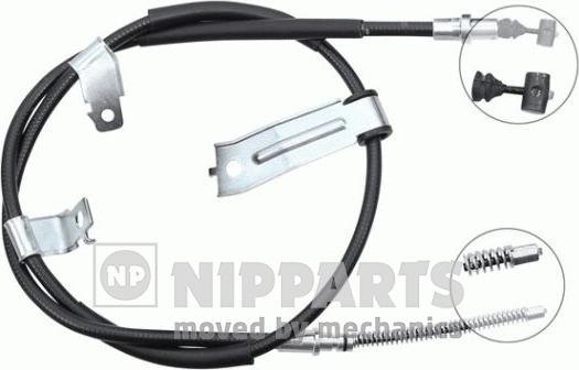 Nipparts J19009 - Cavo comando, Freno stazionamento autozon.pro