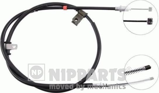 Nipparts J14878 - Cavo comando, Freno stazionamento autozon.pro