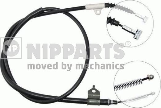 Nipparts J11828 - Cavo comando, Freno stazionamento autozon.pro