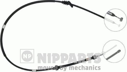 Nipparts J13988 - Cavo comando, Freno stazionamento autozon.pro