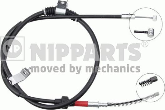 Nipparts J12085 - Cavo comando, Freno stazionamento autozon.pro