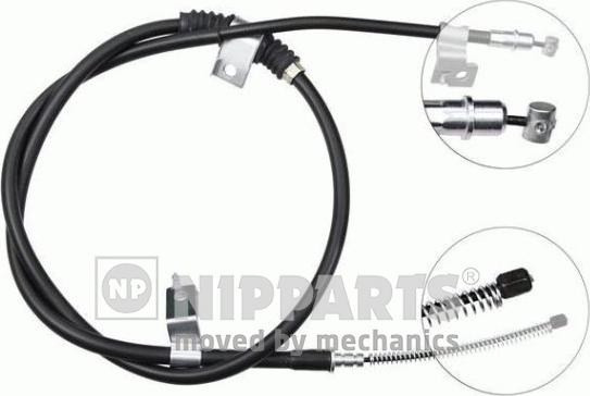 Nipparts J17297 - Cavo comando, Freno stazionamento autozon.pro