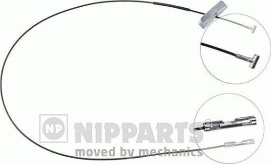 Nipparts J17242 - Cavo comando, Freno stazionamento autozon.pro