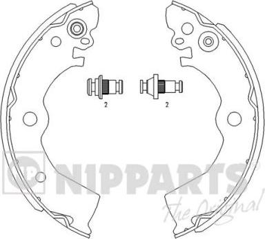 Nipparts J3501042 - Kit ganasce freno autozon.pro