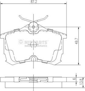 Valeo 302463 - Kit pastiglie freno, Freno a disco autozon.pro