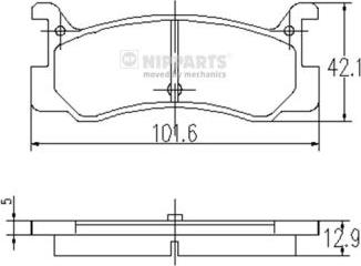 Valeo 606486 - Kit pastiglie freno, Freno a disco autozon.pro