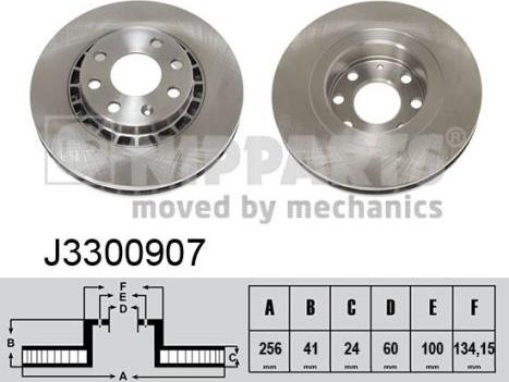 Nipparts J3300907 - Discofreno autozon.pro