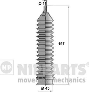 Nipparts J2840902 - Kit soffietto, Sterzo autozon.pro