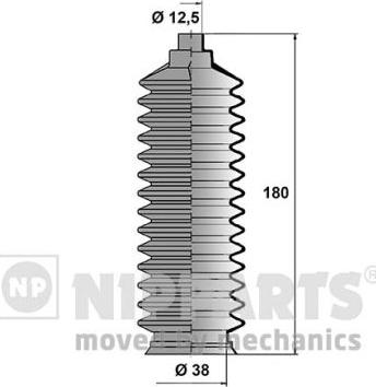 Nipparts J2841008 - Kit soffietto, Sterzo autozon.pro