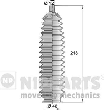 Nipparts J2841016 - Kit soffietto, Sterzo autozon.pro