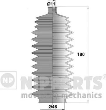 Nipparts J2841011 - Kit soffietto, Sterzo autozon.pro