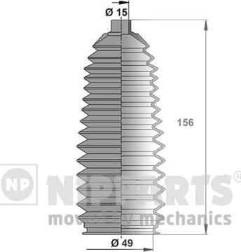 Nipparts J2843012 - Kit soffietto, Sterzo autozon.pro