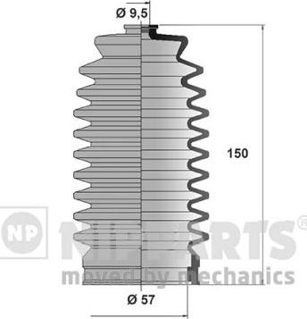 Nipparts J2842000 - Kit soffietto, Sterzo autozon.pro