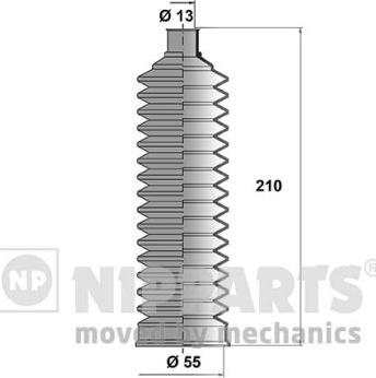 Nipparts J2842003 - Kit soffietto, Sterzo autozon.pro